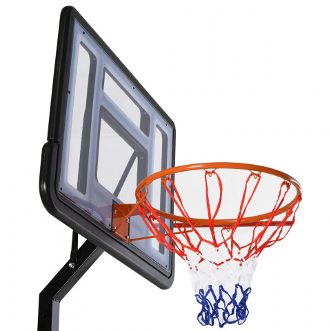 Coș de baschet cu suport 90 x 165 x 302-352 cm | negru č.4