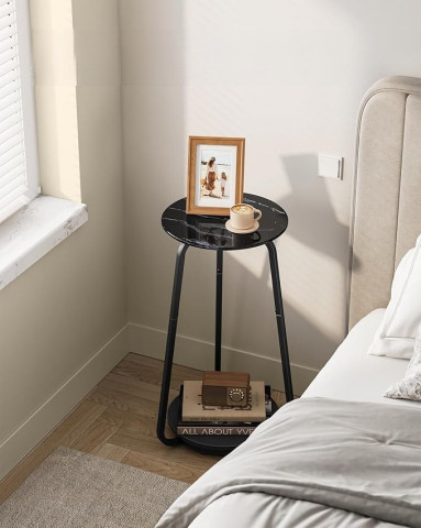 Kulatý odkládací stolek se 2 úrovněmi | Ø 55 cm č.2