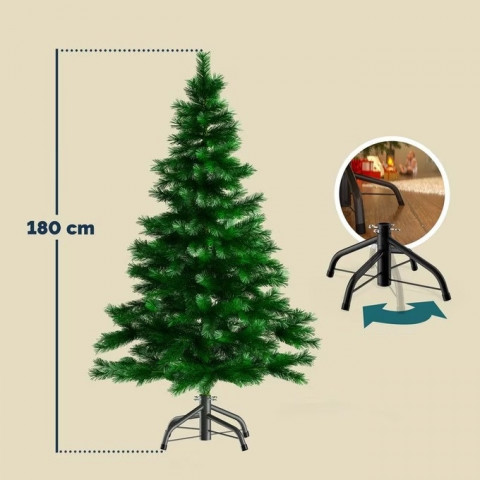 Brad de Crăciun artificial 180 cm | verde č.3
