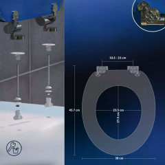 Capac WC Sealife cu închidere lentă č.3