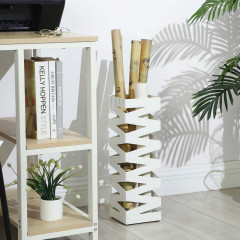 Suport metalic pentru umbrele 15,5 x 15,5 x 49 cm | alb č.1