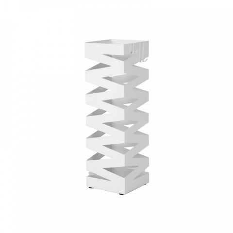 Suport metalic pentru umbrele 15,5 x 15,5 x 49 cm | alb č.5