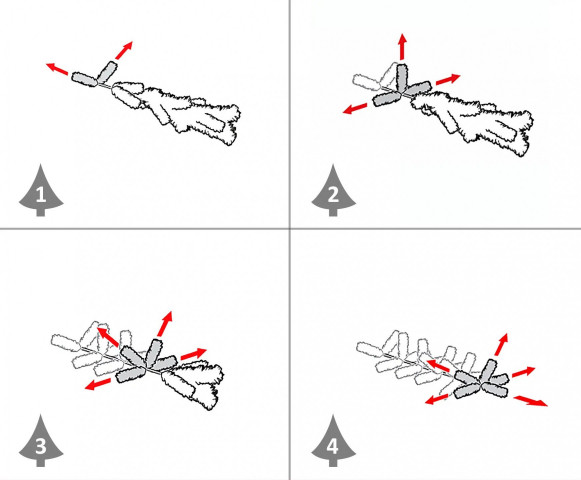 Brad de Crăciun artificial 180 cm | verde č.3