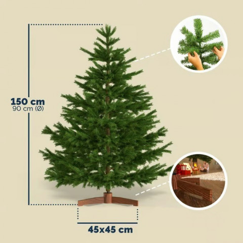 Brad de Crăciun artificial Premium 150 cm č.4
