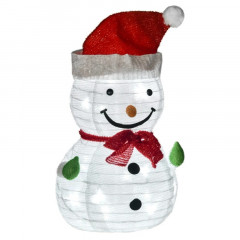 Om de zăpadă cu LED, diametru 30 cm, înălțime 51 cm | multicolor č.2