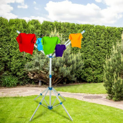 Uscător rotativ din aluminiu 103 x 168 cm | argintiu č.1