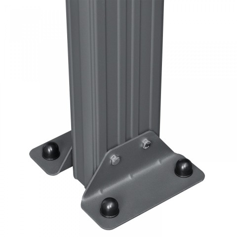 Pergolă din aluminiu, policarbonat 6 x 3 m | gri č.7