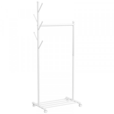 Cuier mobil pentru paltoane | alb č.5