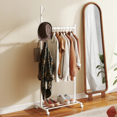 Cuier mobil pentru paltoane | alb č.1