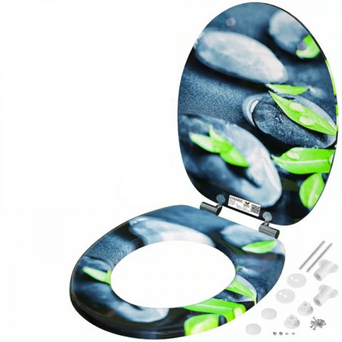 Capac WC Stone cu închidere lentă č.2