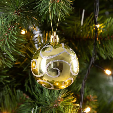 Set de globuri de Crăciun – 24 bucăți | multicolor č.4