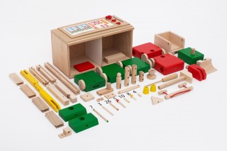 Set de joaca, din lemn, Șantier Moy Toy č.2