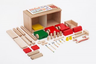 Set de joacă, din lemn, Familie mica Moy Toy č.2