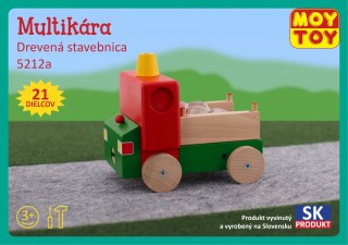 Set de joacă Multicar Moy Toy | lemn