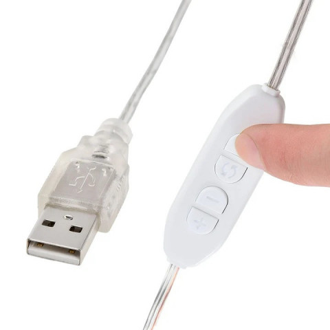 Toaletní stolek Bella s LED osvětlením | bílý č.7