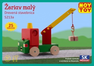 Set de joacă Macara mică Moy Toy | lemn