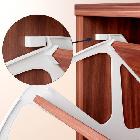 Pantofar rabatabil | wenge-negru č.3