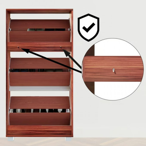 Pantofar rabatabil | wenge-negru č.6