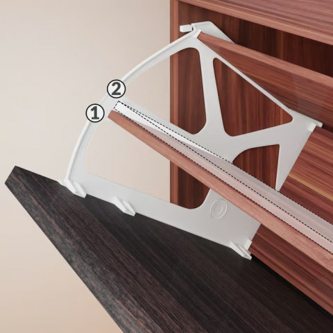 Pantofar rabatabil | wenge-negru č.7