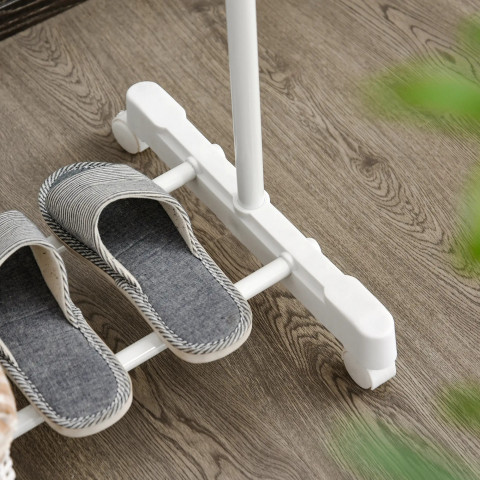 Cuier mobil reglabil pe înălțime | alb č.4