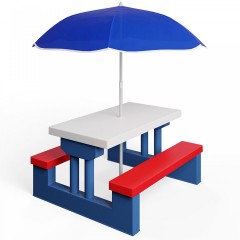 Set mobilier de grădină, pentru copii, cu umbrelă č.2