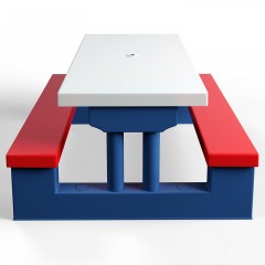 Set mobilier de grădină, pentru copii, cu umbrelă č.3