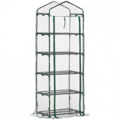 Solar din folie 69x49x193 cm | transparent + verde