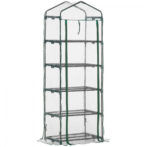 Solar din folie 69x49x193 cm | transparent + verde č.2