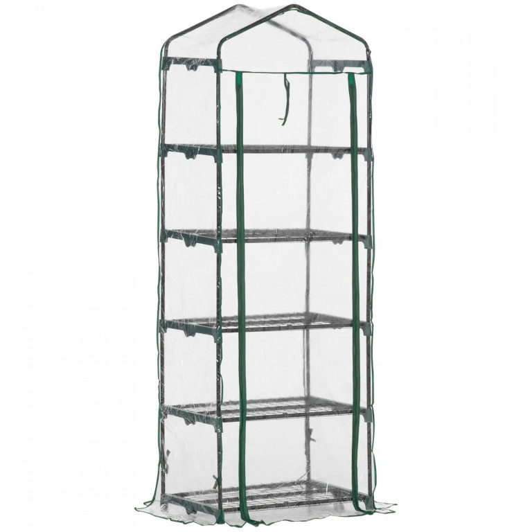 Solar din folie 69x49x193 cm | transparent + verde