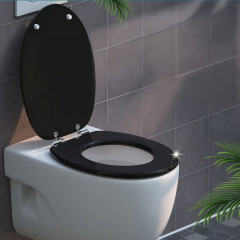 Capac WC Black cu închidere lentă č.1