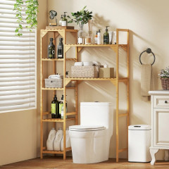 Etajeră din bambus pentru mașina de spălat | natural č.2