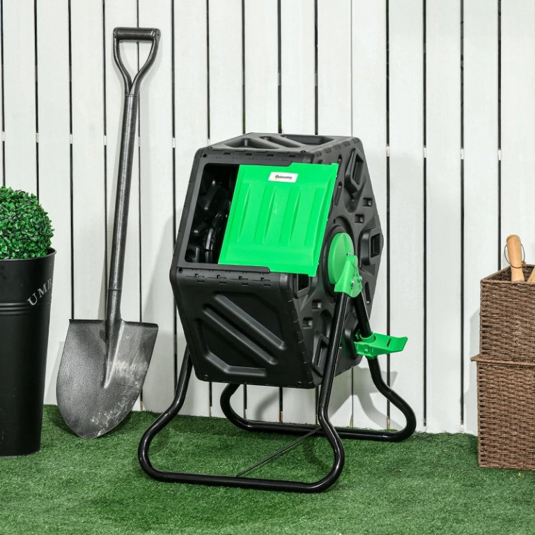 Compostor 65 L | verde + negru