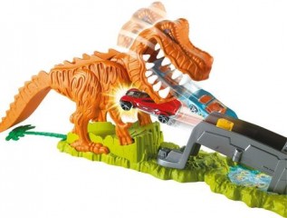 Mattel Hot Wheels Pista T-rex cu sunet č.3