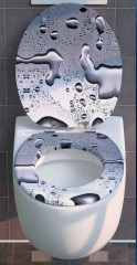 Capac WC Waterdrops cu închidere lentă č.2