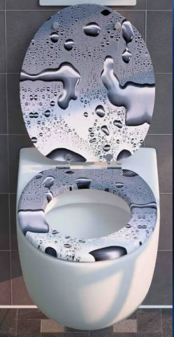 Capac WC Waterdrops cu închidere lentă č.2