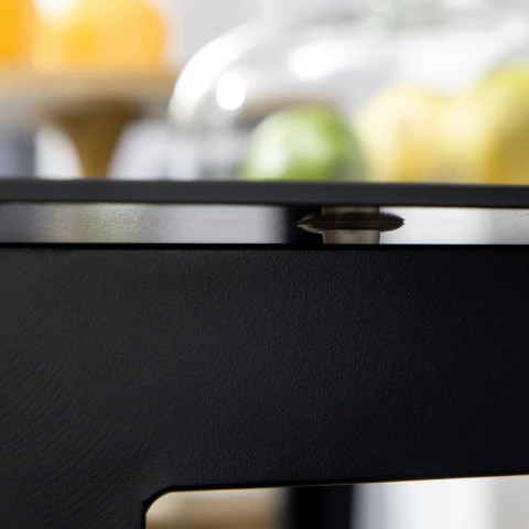 Masă de grădină pentru 6 persoane 150 x 90 x 74 cm | negru č.5