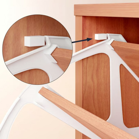 Pantofar 115 × 60 × 24 cm | fag / alb č.3