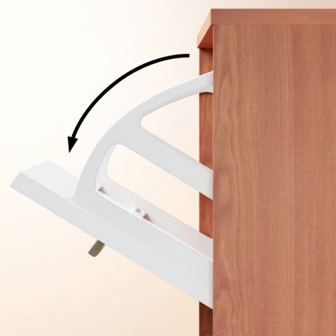 Pantofar 115 × 60 × 24 cm | fag / alb č.4