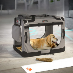 Geantă de transport pentru câine L 70 x 52 x 50 cm | gri č.1