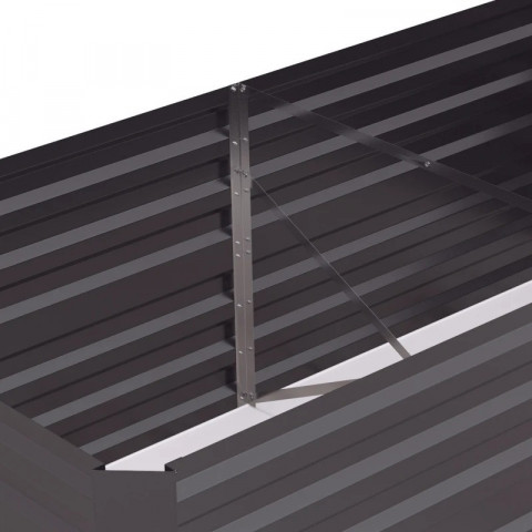 Strat înălțat din oțel | gri č.6