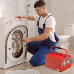 Geantă pentru unelte 45x20x34,5 cm | roșu č.1