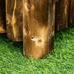 Pat înălțat pentru grădină100x38,5x40 cm | culoare naturală č.3
