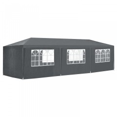 Pavilion de petrecere în grădină 9 x 3 m cu pereți laterali | gri č.2