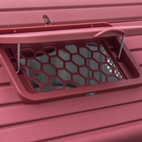 Cușcă pentru câini 59x75x66 cm | roșu + gri deschis č.6