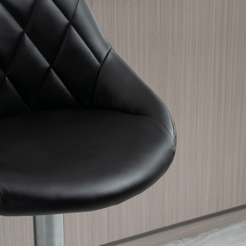 2x scaun de bar Karim | negru č.4