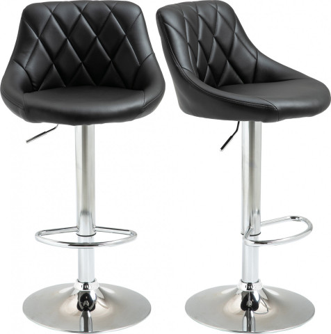 2x scaun de bar Karim | negru č.6