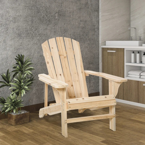 Scaun de grădină din lemn 78 x 89 x 88 cm | natural č.4