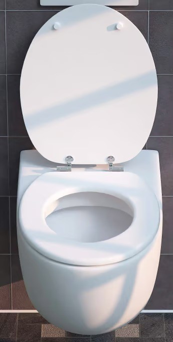 Capac WC White cu închidere lentă