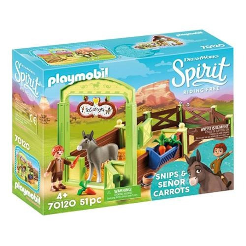 Playmobil 70120 Boxul de cai Smik și Domnul Morcovel