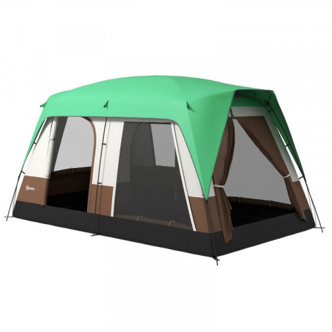 Cort de camping pentru 8 persoane 490 x 305 x 225 cm | verde č.6